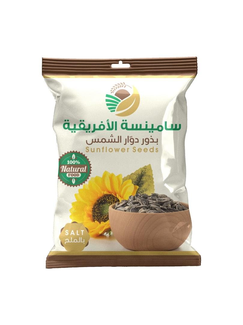 بذور دوار الشمس بالملح من مكسرات الأفريقية