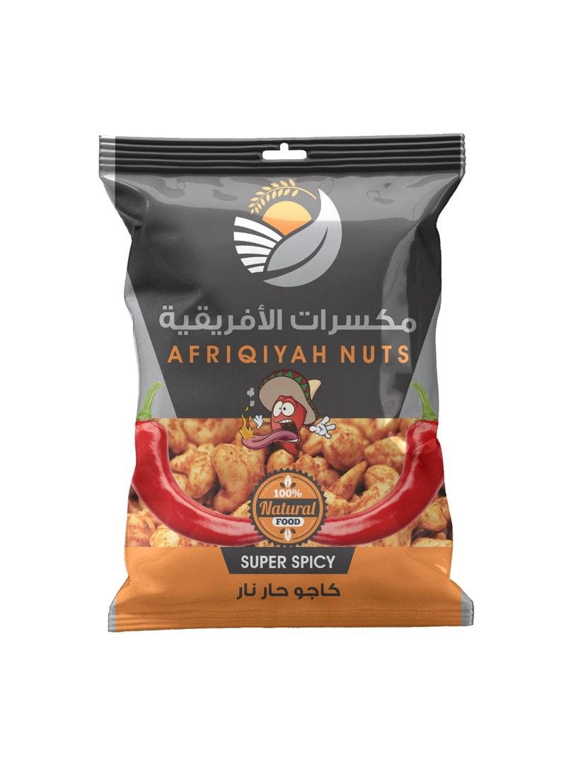 كاجو حار نار من مكسرات الأفريقية